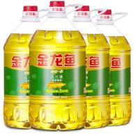 金龙鱼精炼一级大豆油(非转基因)5升*4瓶 整箱装
