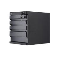 晨光四层带锁桌面文件柜 ADM95297(黑)