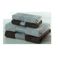 XPP 埃及棉-菱形网两条装枕巾 34*74*2