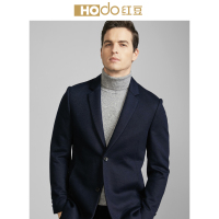 HODO红豆男装 男士西服 秋季商务有型简约舒适毛呢西服外套男