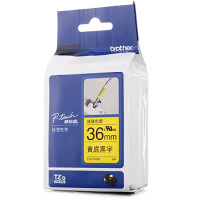 [精选]兄弟原装TZe-FX661 36mm线缆黄底黑字标签色带(适用9500/9700/9800/3600