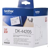 [精选]兄弟原装DK-44205 62MM*30.48M 白底/黑字 易揭纸质标签纸色带