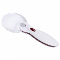 馨亭 米欧特高清高倍阅读鉴赏放大镜 双倍率带LED灯手持式礼品放大镜