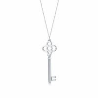 蒂芙尼蒂凡尼 TIFFANY & CO. Keys 925银心冠钥匙吊坠项链