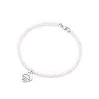 蒂芙尼 Tiffany & Co RETURN TO TIFFANY系列时尚心形吊牌珍珠手链