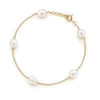 蒂芙尼Tiffany & Co 手链18k金珍珠手链