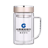 爱仕达(ASD) 商务玻璃茶水杯(定制logo) 380ml