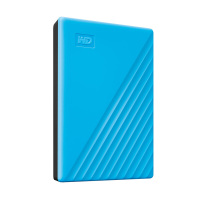 西部数据(WD) WDBPKJ0040 4T USB3.0移动硬盘 My Passport 2.5英寸加密硬盘黑/红/蓝