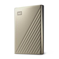 西部数据(WD) WDBFTM0040BGD 4TB Type-C移动硬盘My Passport 2.5英寸 金色硬盘