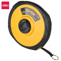 得力(8217)50m测量精准变速皮卷尺/软皮尺/工程测量尺 (盘)