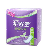 护舒宝(Whisper) 隐型祛味超薄卫生护垫40片包（单位：包）