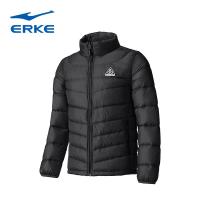 鸿星尔克风衣男外套2019年秋季新款男款运动上衣运动绒服开衫厚外套防风