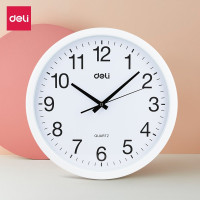 得力9005现代简约时尚挂钟