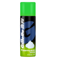 吉列(GILLETTE)剃须泡清新柠檬型210g(单位:瓶)