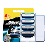 吉列(GILLETTE)威锋3强化刀片(4刀头)(单位:个)