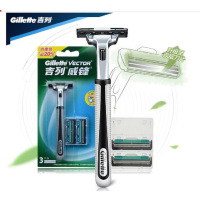 吉列(GILLETTE)威锋旋转双层刀架及刀片优惠装(单位:个)