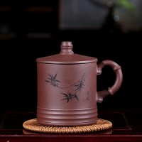 安居行（AJX） 宜兴紫砂壶杯-盖杯茶杯杯子品茗杯