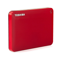 V8 CANVIO高端系列 2.5英寸 移动硬盘(USB3.0)1TB(活力红)