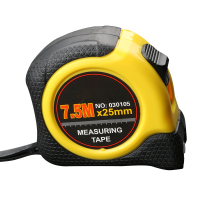 易路达塑壳卷尺高精度钢卷尺子木工卷尺家用装修测量尺7.5米伸缩尺