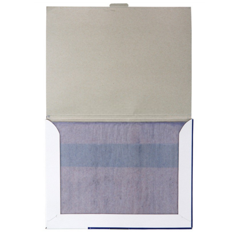 得力(deli)9378薄型复写纸(蓝)(25.5*37cm)-8K(100张/盒)