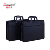 百利文塑料公文包文件袋拉链袋资料袋多层男手提包男士公文包8413/8414 JH