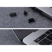 双飞燕(SHUANG FEI YAN)笔记本电脑usb堵头 黑色橡胶100个装装 JH