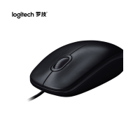 罗技(Logitech) 有线鼠标 M100 黑色 JH