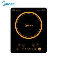美的(Midea)电磁炉 HT2218HM 家用按键式大功率速热 定时黑晶面板 防水电池炉灶