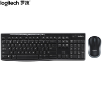 罗技(Logitech)MK270无线键盘鼠标套装 电脑笔记本家用办公键鼠套件 黑色