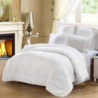 水星家纺1921(MERCURY) 抗菌澳洲羊毛春秋被子床上用品 米色双人被芯200*230cm(套)