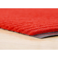金丝莉(kintheri) LH 条纹迎宾地毯 大红(加厚加密款) 120cm*80cm