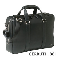 CERRUTI 1881汉密尔顿系列黑色公文包 NTD711A