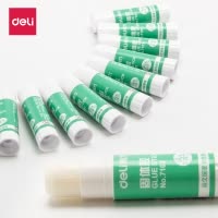 得力deli7102固体胶胶棒手工胶21克/个中号办公用品粘胶12支