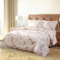 梦洁 纯棉印花四件套繁花魅影1010189459