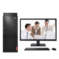 联想 (Lenovo)扬天M6201K 商用台式电脑整机 19.5英寸显示器(i3-7100 4G 1T W7)