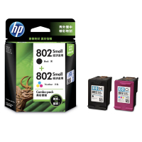 惠普(HP)CR312AA 802s黑色+802s彩色墨盒套装