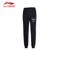 李宁（LI-NING）正品运动裤秋冬运动裤标准黑AKLP722-1