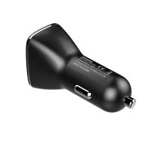 Philips/飞利浦DLP2015P 车载3.1A快速充电器插头汽车双usb口点烟器一拖二手机通用冲电器多功能