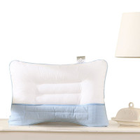 水星家纺4393全棉枕芯正品学生护颈枕头一只装单人家用儿童决明子枕头 儿童护肩决明子枕45*65(只)