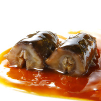 鲜盟海参即食大连野生辽刺参鲜活500g特价速食非干货海生单个装