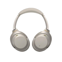 索尼（SONY）高解析度头戴式无线降噪立体声耳机WH-1000XM3 铂金银