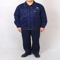 [精选]深蓝色纯棉面料牛仔春秋工作服款式1(165/M 码)50套起订 供货周期15个工作日