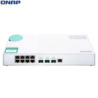 新品威联通(QNAP)QSW-308-1C 3口万兆+8口千兆 支持五速网络 家用 SOHO 办公网络11口万兆交换机