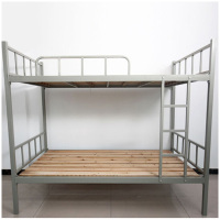 企购优品 2*0.9订制1.5厚铁床板带下柜高低床