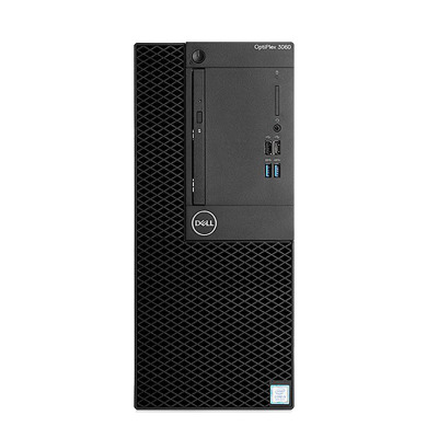 戴尔(DELL)Optiplex3060MT商用台式电脑主机(奔腾G5400 4GB 1TB硬盘 集显 WIN10H)