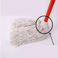 拖把[五道铁丝加固款]白色 J-老式普通木拖把线家用圆头墩布拖把清洁用品工具拖把及拖把头