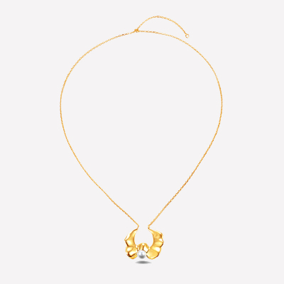 daartemis jewelry 萼系列 花萼造型毛衣链