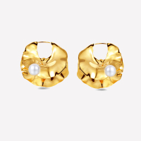 daartemis jewelry 萼系列 半萼造型耳坠