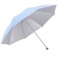 小米 天堂 336T高密聚酯银胶三折超轻晴雨伞(LY)