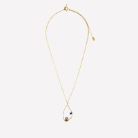 daartemis jewelry 曲线系列 花瓣边框造型项链